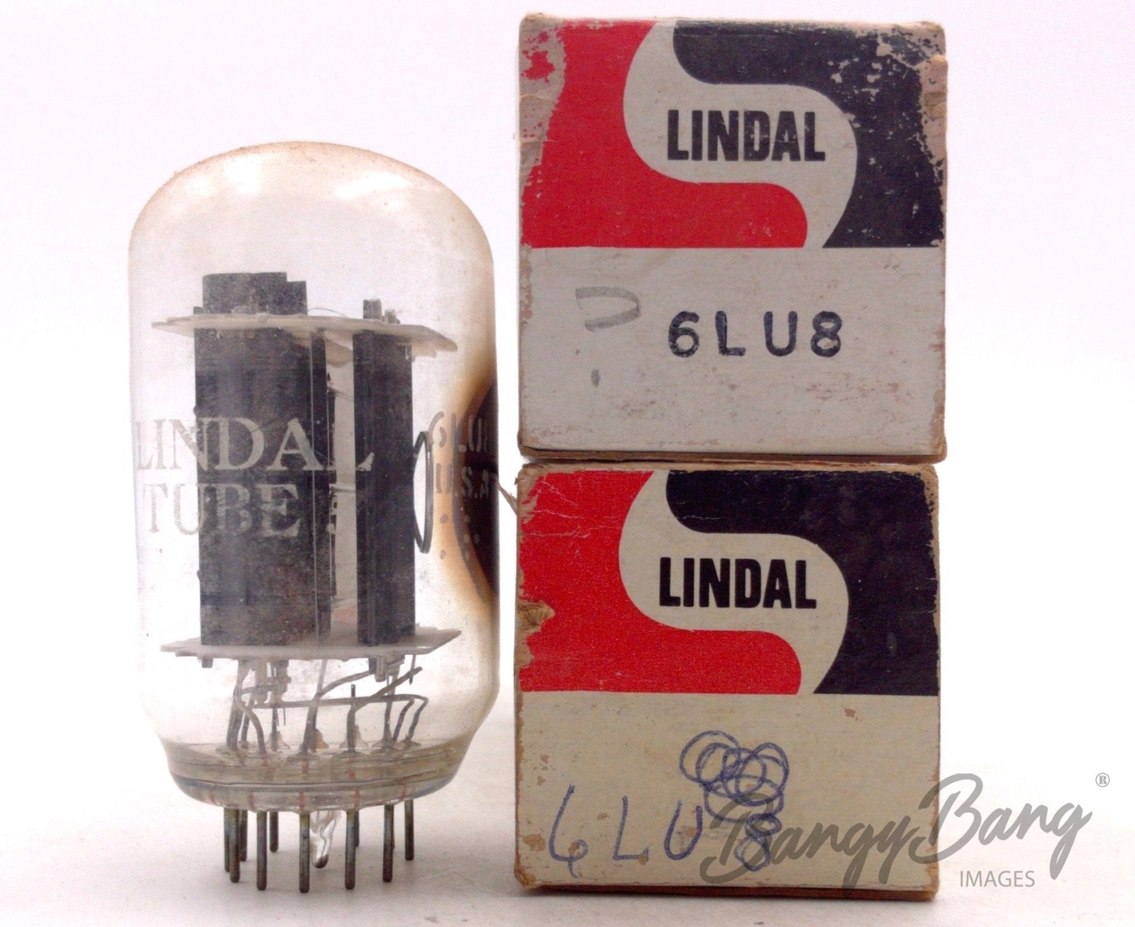 2 Lindal 6LU8 Compactron Triode Pentode Color TV Audio Vacuum Tube ...