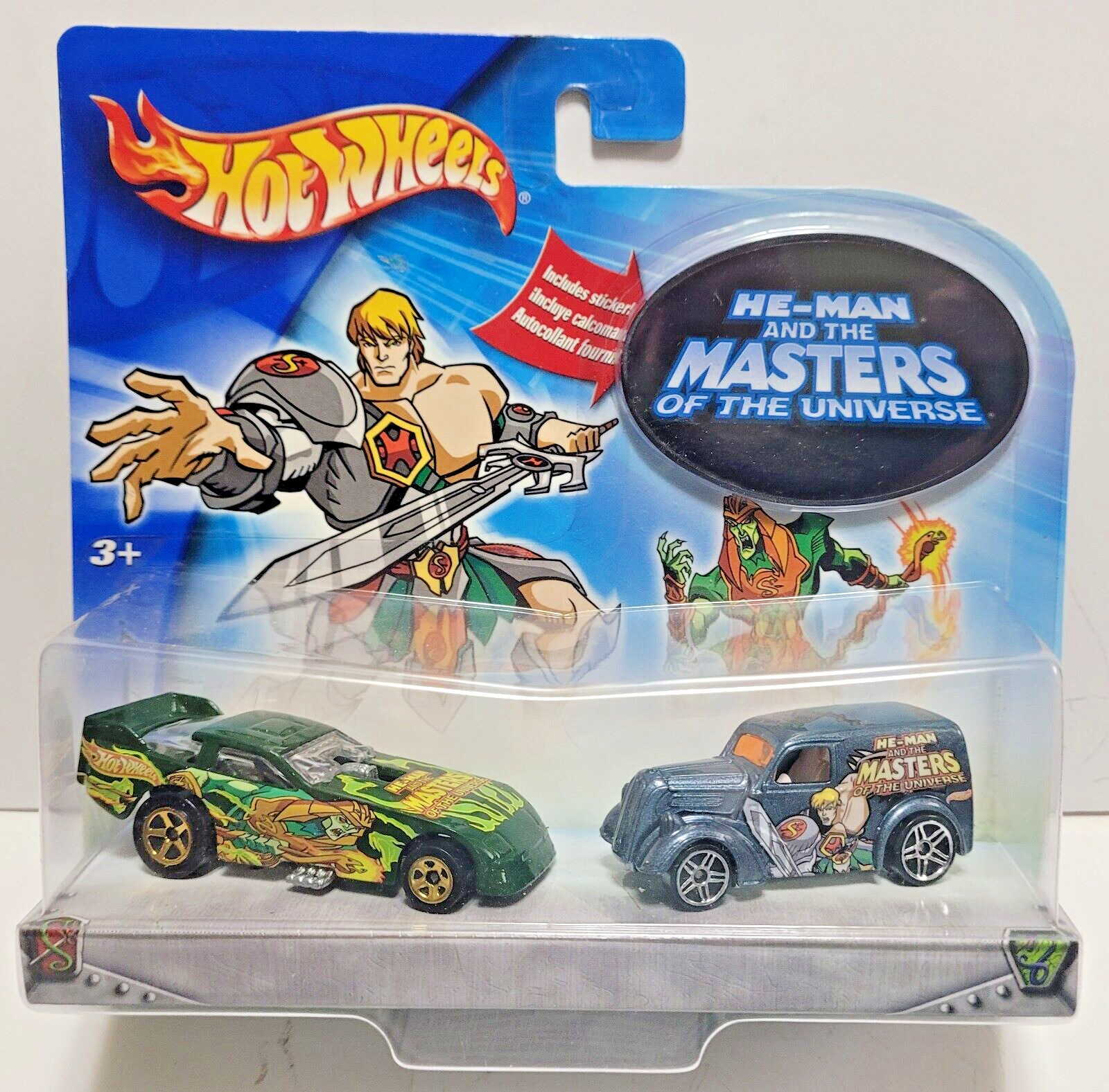 HOT WHEELS HE-MAN AND THE MASTERS OF THE UNIVERSE SET ***MOC W/FREE SHIP***