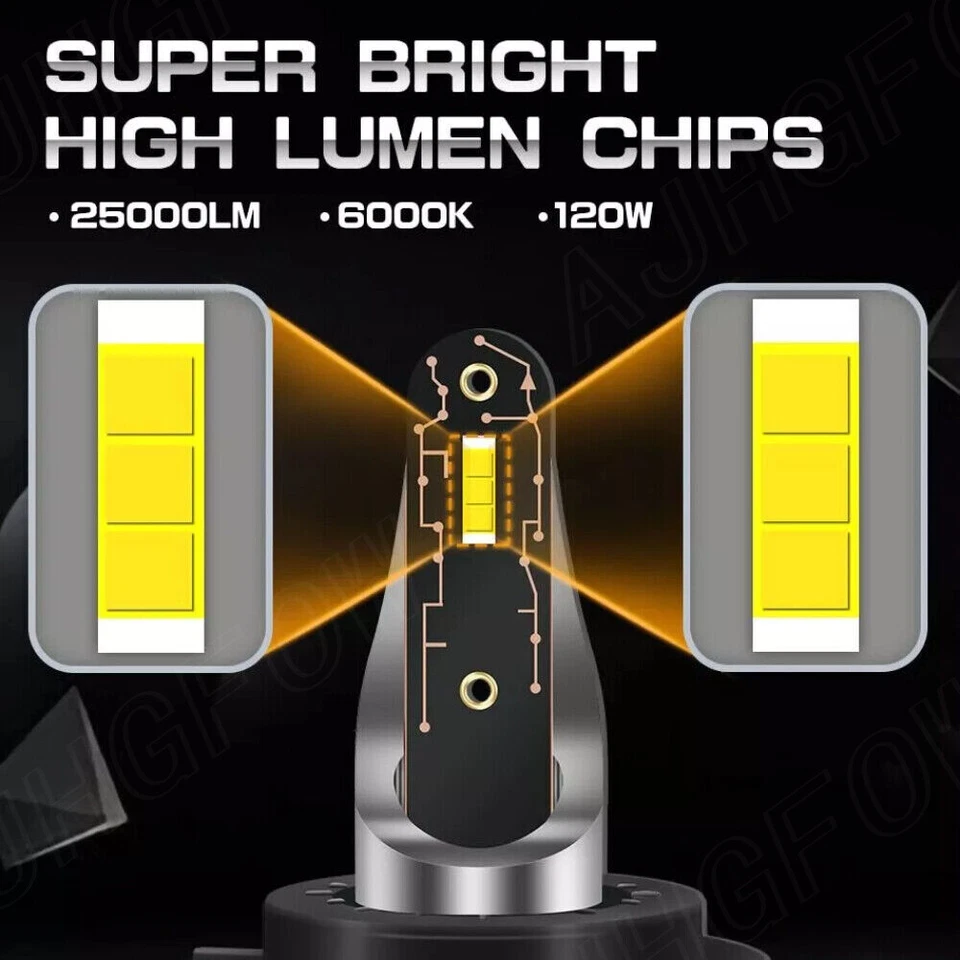 Kit combinado de faros LED de alta velocidad y antiniebla para Volvo S40 2005 2006 2007-2011 Foto 3 de 4