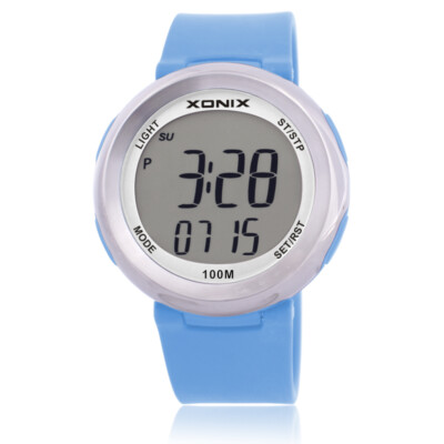 Xonix Girls Sports Watch Women Digital  Led Light WR100m Swim Diving Big 40mm