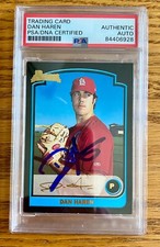 Dan Haren Danny 2003 Bowman #167 Signed Rookie Card Auto PSA RARE A