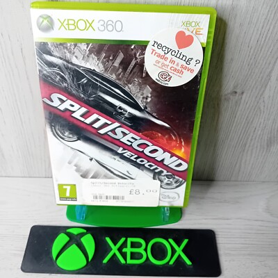 SPLIT SECOND VELOCITY XBOX 360 SPIEL - SELTEN RETRO GAMING