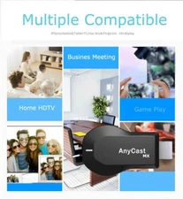 1080P FHD Screen Mirror Cast Miracast AnyCast for IOS iPhone/Android TV Stick US