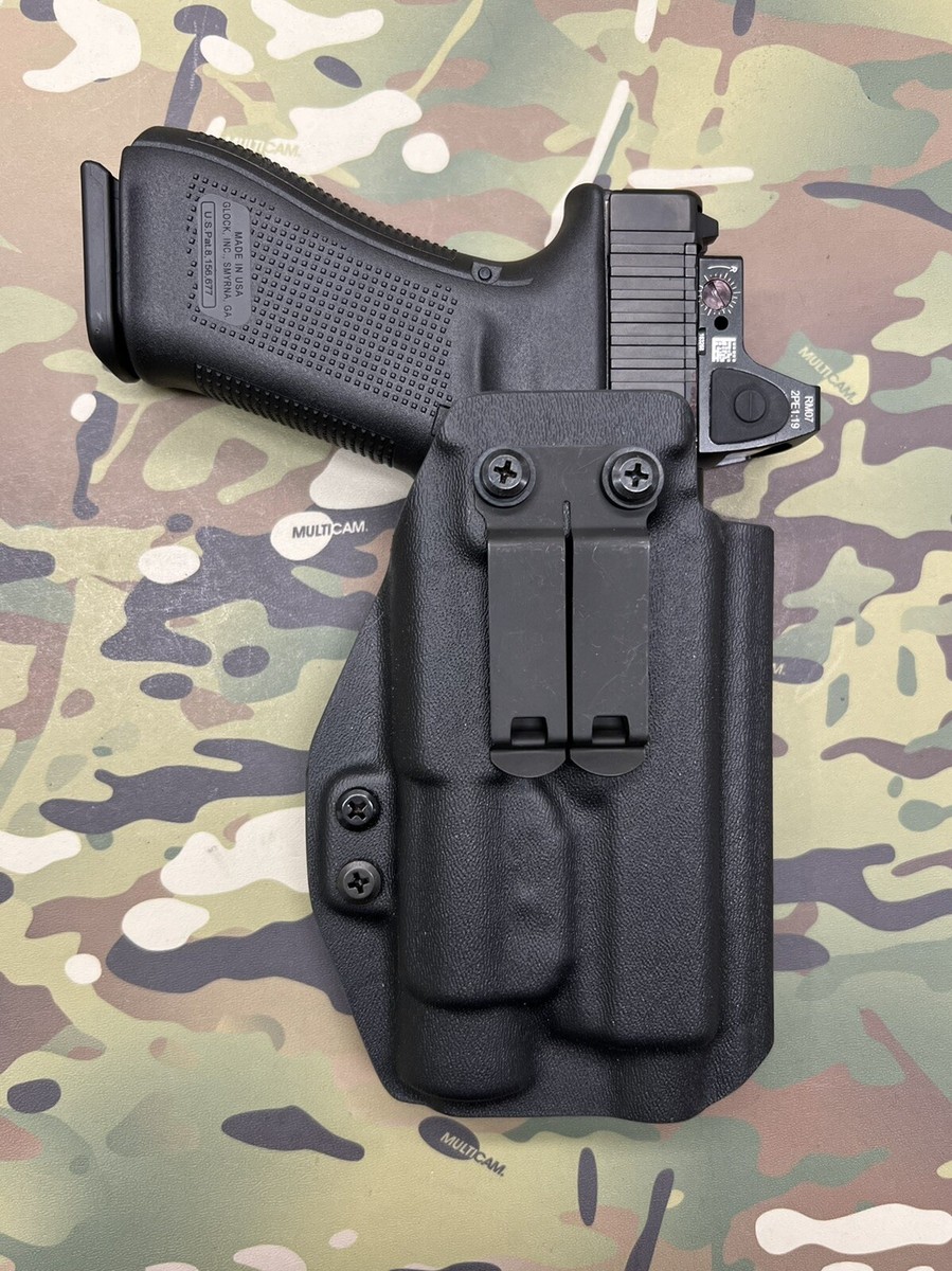 Black Kydex IWB Holster for Glock 21 Gen5 Streamlight TLR-1 / TLR