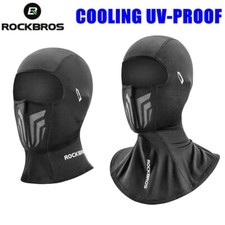 ROCKBROS Motorcycle Face Mask Summer UV Protect Balaclava Cycling Ice Silk Mask