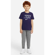 New Nike Kids 2-Piece T-Shirt And Joggers Size 4 / XS Blue Gray