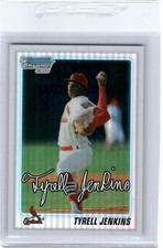 TYRELL JENKINS 2010 BOWMAN CHROME REFRACTOR ROOKIE CARDINALS K3