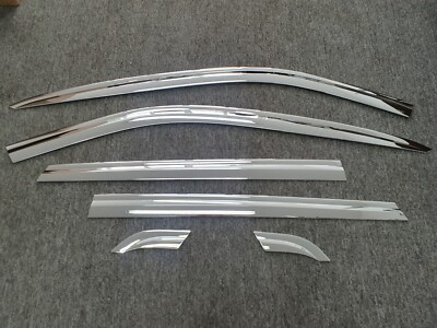 Chrome Window Vent Visor Rain Guard Sun 6P B563 for Hyundai Palisade 2020~2025
