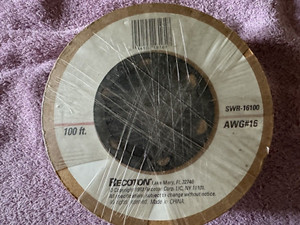 Speaker Wire 16 Gauge 100' Spool NEW