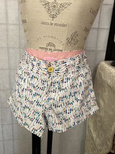 Lilly Pulitzer VTG  12 Women 2 Shorts Zip Hot Pants In Great Condition 