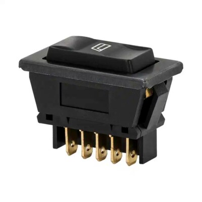 Universal Kfz-Wipp-Taster für elektrische Fensterheber 12V/20A, 5-polig, ASW-02D