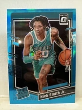 Nick Smith Jr 2023-24 Donruss Optic Light Blue /249 Hornets Rated Rookie