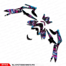 Custom Stickers Complete Wrap Design for KYMCO XCITING S 400 S400 2018 2019 2020