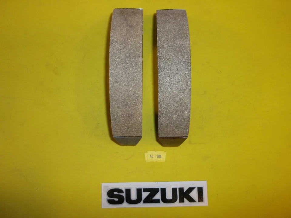 40-704 Emgo SUZUKI STREET BIKE SAPATOS DE FREIO TRASEIRO SEM RANHURAS - Imagem 2 de 2