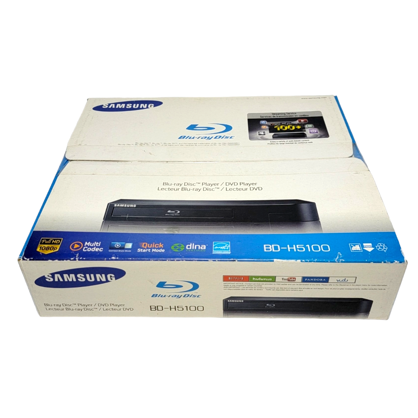 Samsung BDH5100 Bluray & DVD Player FULL HD Streaming Wired
