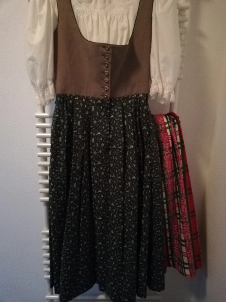 Wild und Wald, Dirndl Kleid Damen, Leinen, Gr. 40, neu - Bild 3 von 4
