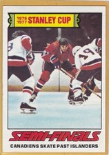 1977-78 TOPPS HOCKEY STANLEY CUP SEMI FINALS #262 CANADIENS EX/EX+ *A10912