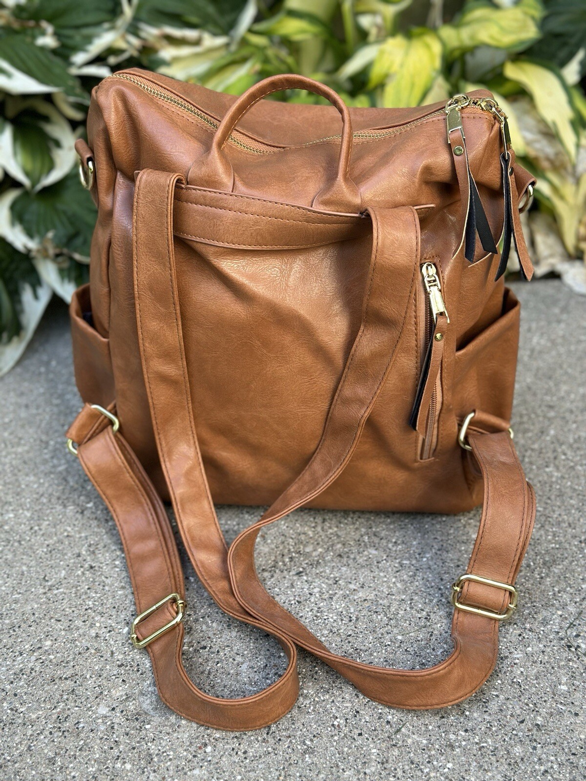 Leather Backpack or Rucksack - image 3