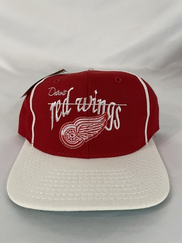 Vintage The Game Detroit Red Wings Hat Snapback Rare NHL Official Hockey Genuine - Picture 1 of 5