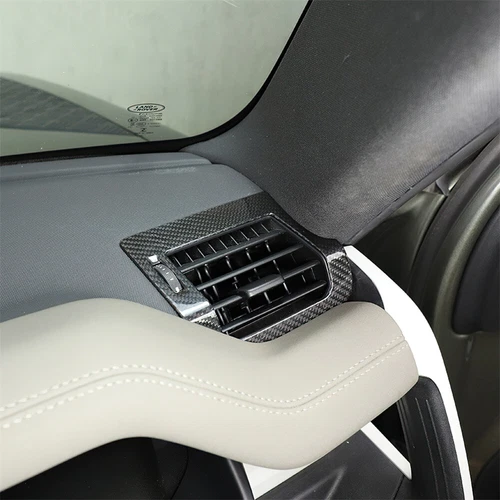 For Land Rover Defender 90 110 2020+ RHD Carbon Fiber Side Air Vent Outlet Cover - Picture 9 of 12