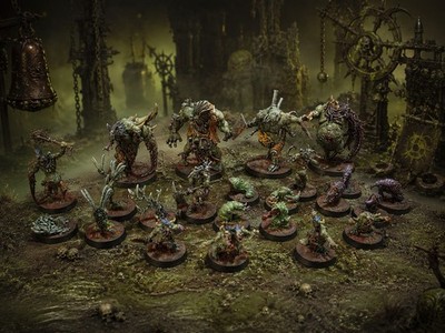 Gellerpox Infected Gellerpockenwirte Gut bemalt Kill Team Warhammer 40k