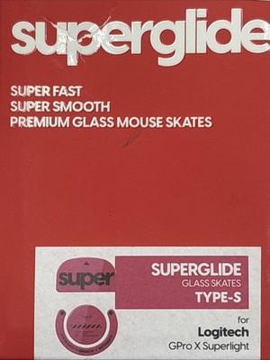 Pulsar Superglide Mouse Glass Skates Logitech GPro Superlight, Magenta