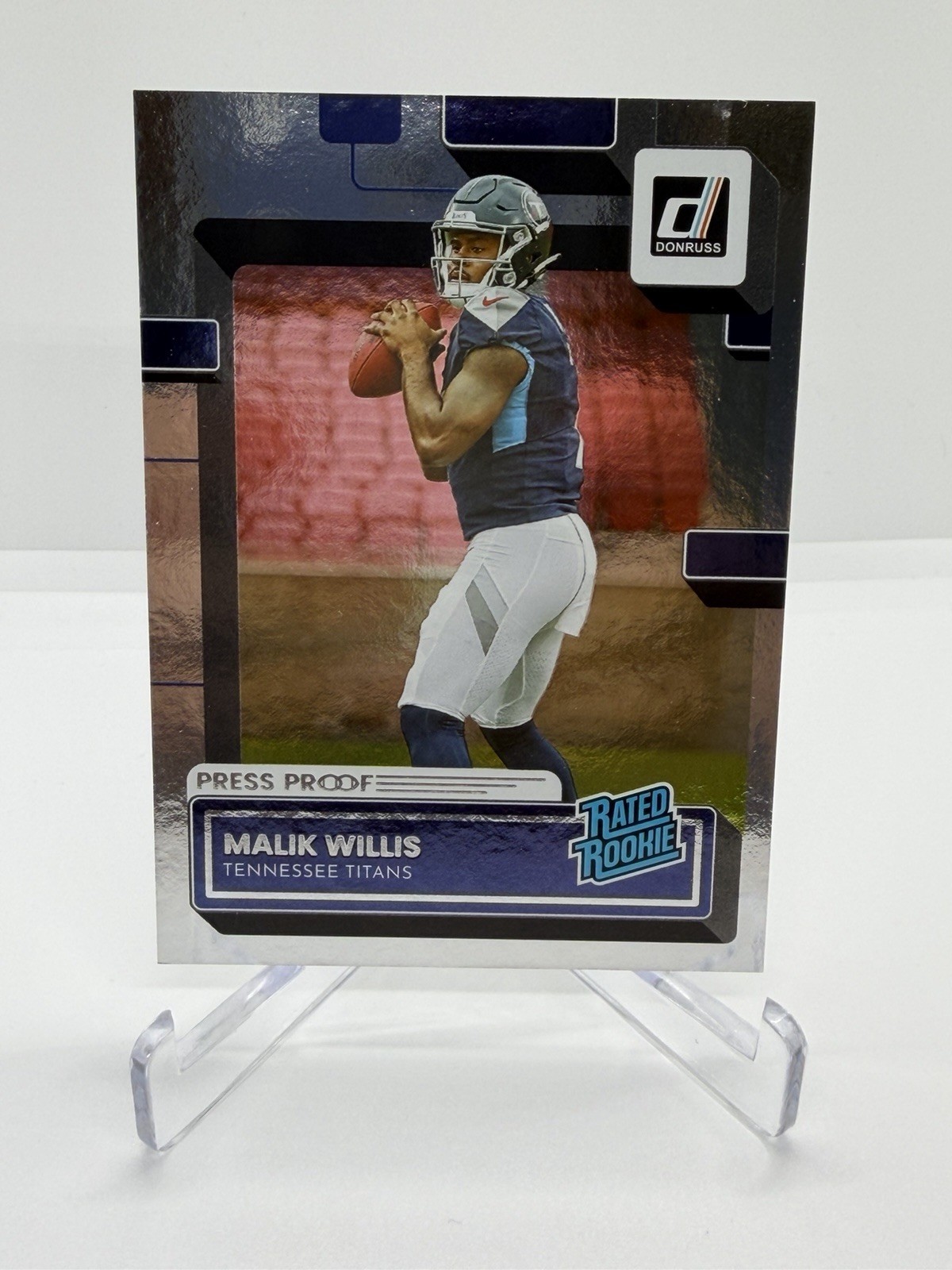 2022 Panini Donruss - Rated Rookie Malik Willis #303 Press Proof Silver /100
