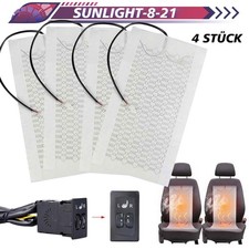 2 Set Auto Carbon Sitzheizung Heizmatten Nachrüstsatz KFZ/PKW Universal 5 Stufen