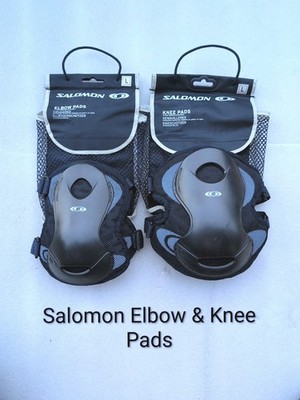 Salomon Elbow & Knee Pads Skateboarding & Rollerblading Low Profile.Size Large. 