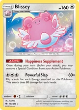 Pokemon Blissey 153/214 SM - Lost Thunder holo Rare Near Mint