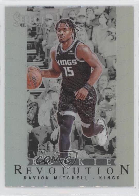2021-22 Panini Select Rookie Revolution Silver Prizm Davion Mitchell #26 15w8