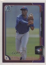 2015 Bowman Chrome Prospects Purple Refractor 211/250 Dawel Lugo #BCP184 0l2