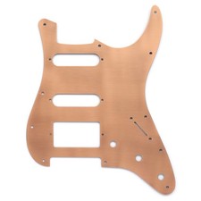 11Screws Hole Electric Guitar Pickguard SSH Pickup Hole Scratch Plate Red Copper