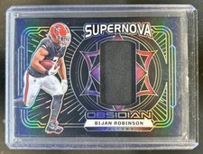 2024 Panini Obsidian Bijan Robinson Supernova Jersey #SN-BRN Falcons