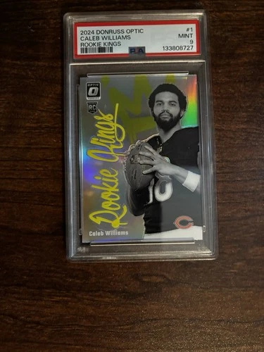 2024 Panini Donruss Optic Rookie Kings Caleb Williams #1 Chicago Bears PSA 9