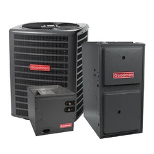 Goodman 4 Ton 14.3 Seer2 AC & 92% AFUE 100K BTU Gas Furnace System - Upflow