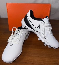 Nike Vapor Edge Pro 360 White & Black Mens Football Cleats Size 10.5 With Box