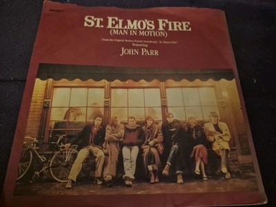 7'' Single St. Elmo's Fire feat. John Parr Man in Motion  Vinyl Mercury 884 003-7
