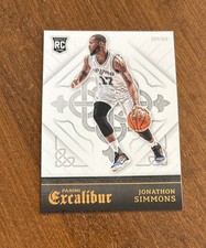 Jonathon Simmons 2015-16 Panini Excalibur Rookie #165 Houston Spurs RC