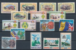 LS97908 Barbados selection of nice stamps fine lot MNH