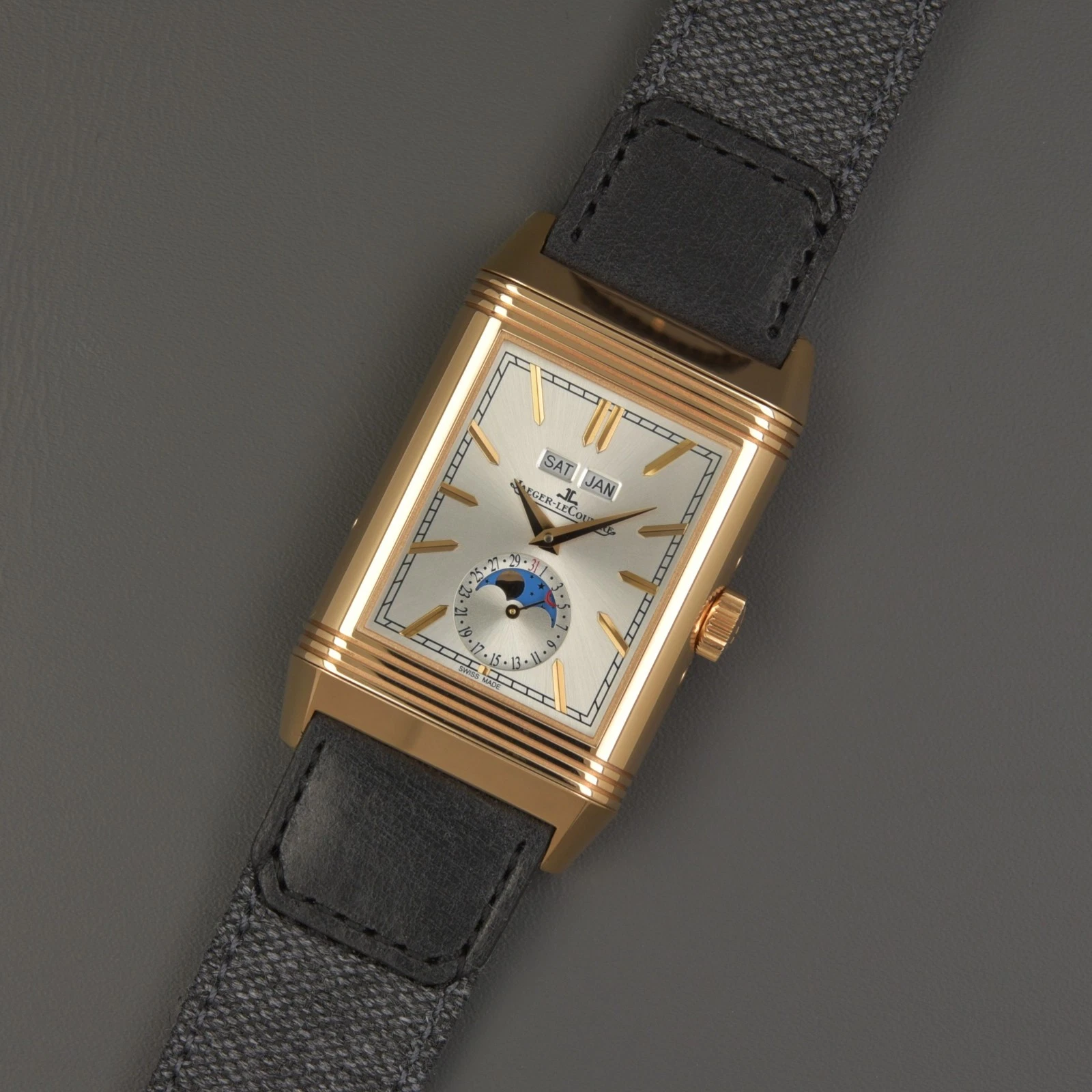 Jaeger LeCoultre — JAEGER-LECOULTRE Reverso Tribute Calendar 2023 Rose Gold UNWORN 49mm 18k