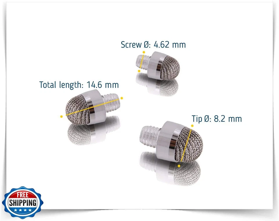 The Friendly Swede Stylus Replacement Tips for Extra Long Fiber Tip Stylus Pe - Image 2 of 4