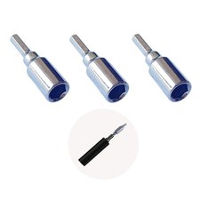 PANSHIYON 4mm to 1/4 Bit Adapter Magnetic,3 Pack Precision Micro Standard...