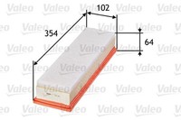 Luftfilter Valeo 585311 FÜR CitroËN Peugeot Ansaugluftfilter