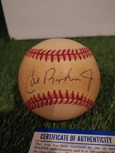 EARLY 80'S SIGNED CAL RIPKEN JR BASEBALL PSADNA