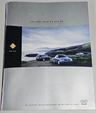 2001 AUDI A4 and S4 Sales Brochure Product Catalog - RARE!!!
