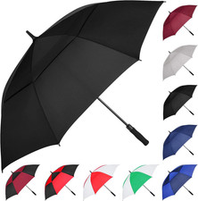 Extra Large Golf Umbrella, 54/62/68/72 Inch Automatic Open, Oversize Double Cano