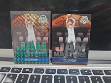 CHET HOLMREN 2023-24 Panini Mosaic Jam Masters Green Prizm BOTH CARDS