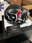 Tank Dell Autographed Signed Houston Texans Blue Speed Mini Helmet - Fanatics