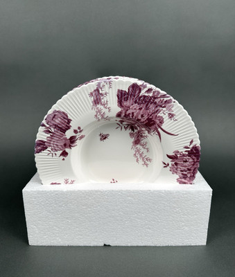Anthropologie Abi Stoneware Set of 4 LILAC Soup Bowls New In Box